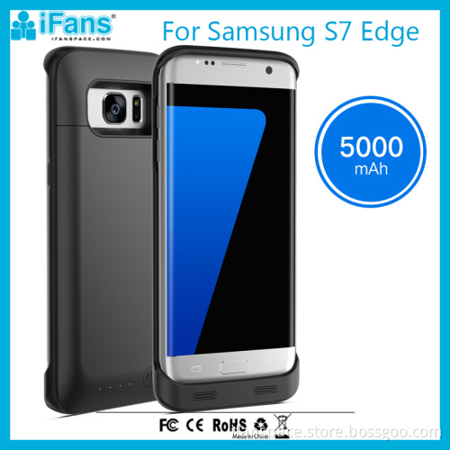 Smart Battery Charger For S7 5000mAh Black 5000mAh Rohs CE 1 Year Warranty